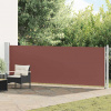 zahrada-XL Zaťahovacia bočná markíza na terasu 140x600 cm, hnedá 313374 zahrada-XL Zaťahovacia bočná markíza na terasu 140x600 cm, hnedá 313374