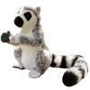 LEAN TOYS Plyšová hračka Lemur, mäkká, sivá, 28 cm LEAN TOYS Plyšová hračka Lemur, mäkká, sivá, 28 cm
