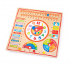 Bigjigs Toys Kalendár s hodinami Bigjigs Toys Kalendár s hodinami