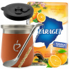 Kompletná sada na yerba mate Taragui Naranja Termolid DualFlow ružová Kompletná sada na yerba mate Taragui Naranja Termolid DualFlow ružová