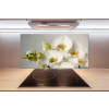 Panel do kuchyne Biela orchidea 100x50 cm Panel do kuchyne Biela orchidea 100x50 cm