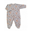 GAJI / Pyžamo overal s nôžkou - vzor4: 44 GAJI / Pyžamo overal s nôžkou - vzor4: 44