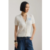 Lauren Ralph Lauren sveter na gombíky dámsky bavlnený 200P08808 biela XS Lauren Ralph Lauren sveter na gombíky dámsky bavlnený 200P08808 biela XS