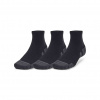 Unisexové ponožky 3-pack Under Armour UA Performance Tech 3pk Qtr čier Unisexové ponožky 3-pack Under Armour UA Performance Tech 3pk Qtr čier