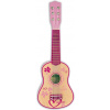 Bontempi Klasická drevená gitara 55 cm v dievčenskej ružovej farbe 225572 Bontempi Klasická drevená gitara 55 cm v dievčenskej ružovej farbe 225572