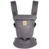 Ergobaby ERGOBABY | ADAPT Soft Flex Mesh Graphite šedá Ergobaby ERGOBABY | ADAPT Soft Flex Mesh Graphite šedá