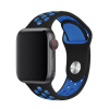 SES Športový silikónový remienok pre chytré hodinky Apple Watch 40 mm (5.série) - modrý 16080 SES Športový silikónový remienok pre chytré hodinky Apple Watch 40 mm (5.série) - modrý 16080