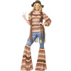 Kostým - 60s HIPPIE HARMONY - viacfarebný, nohavicový s vestou, veľ. S Kostým - 60s HIPPIE HARMONY - viacfarebný, nohavicový s vestou, veľ. S