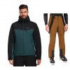 Pánský lyžařský komplet Flip GRN XL + Rhea BRN XL Pánský lyžařský komplet Flip GRN XL + Rhea BRN XL