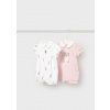 Mayoral overal s krátkym rukávom Baby Rose Mayoral overal s krátkym rukávom Baby Rose