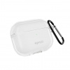 Epico Transparent Cover AirPods Pro 3 biela s karabínou 94411101000001 Epico Transparent Cover AirPods Pro 3 biela s karabínou 94411101000001