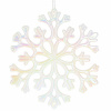 Springos Snehová vločka 15cm biela perleť, vianočná ozdoba Springos Snehová vločka 15cm biela perleť, vianočná ozdoba