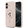 Karl Lagerfeld Liquid Silicone Karl and Choupette MagSafe zadný kryt pre iPhone 17 Pink Karl Lagerfeld Liquid Silicone Karl and Choupette MagSafe zadný kryt pre iPhone 17 Pink