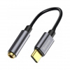 Adaptér Baseus L54 USB-C na mini jack 3,5 mm DAC 24 bit 48 kHz sivý Adaptér Baseus L54 USB-C na mini jack 3,5 mm DAC 24 bit 48 kHz sivý