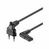 WENTRONIC Sieťový kábel 2pin 230V 3m black W.97354 97354 WENTRONIC Sieťový kábel 2pin 230V 3m black W.97354 97354