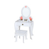 Detský drevený toaletný stolík so zrkadlom, Multi__W08H102B Detský drevený toaletný stolík so zrkadlom, Multi__W08H102B