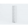 VerDesign, KOKSU D5 úzka knižnica, biela LTD VerDesign, KOKSU D5 úzka knižnica, biela LTD