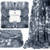 Prikrývka na posteľ - Zimná prikrývka polyester 220 x 200 cm biela, odtiene šedej (Hustá zimná prikrývka pre teplú posteľ pre darček) Prikrývka na posteľ - Zimná prikrývka polyester 220 x 200 cm biela, odtiene šedej (Hustá zimná prikrývka pre teplú posteľ pre darček)