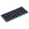 SJ5023 BLACK 3M Kónický čtyřhranný Polyuretan Samolepicí nohy 20.5 mm SJ5023 BLACK 3M Kónický čtyřhranný Polyuretan Samolepicí nohy 20.5 mm