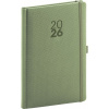 NOTIQUE Týždenný diár Diamante 2026, olivový, 15 x 21 cm NOTIQUE Týždenný diár Diamante 2026, olivový, 15 x 21 cm
