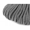Šnúra / povrázok splietaný s kovovým vláknom Ø3 mm Varianta: 52 šedá střední, Balení: 10 m Šnúra / povrázok splietaný s kovovým vláknom Ø3 mm Varianta: 52 šedá střední, Balení: 10 m