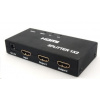PREMIUMCORD HDMI splitter 1-2 porty kovový s napájením, 4K, FULL HD, 3D khsplit2b PREMIUMCORD HDMI splitter 1-2 porty kovový s napájením, 4K, FULL HD, 3D khsplit2b