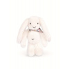 Doudou Plyšový králik so šatkou biely 35 cm Doudou Plyšový králik so šatkou biely 35 cm