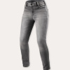 REVIT Nohavice Shelby 3 Skinny Ladies Medium Grey Used 34 L30 REVIT Nohavice Shelby 3 Skinny Ladies Medium Grey Used 34 L30