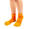 ALL SPORT TRAINER športové prstové ponožky ToeToe Oranžová / Žltá 1 pár L ALL SPORT TRAINER športové prstové ponožky ToeToe Oranžová / Žltá 1 pár L