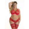 Podprsenka push-up V-8761 - Axami 80F červená Podprsenka push-up V-8761 - Axami 80F červená