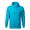 MALFINI CAPE 413 / Pánska klokanka s kapucňou - tyrkysová XXXL MALFINI CAPE 413 / Pánska klokanka s kapucňou - tyrkysová XXXL
