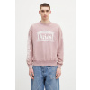 Bavlnená mikina Aries Aged Ancient Column Sweat ružová farba, s potlačou, AR2003303 Bavlnená mikina Aries Aged Ancient Column Sweat ružová farba, s potlačou, AR2003303