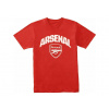 Arsenal FC Bavlnené tričko Arsenal FC, nápis ARSENAL a znak klubu, červené Veľkosť: L Arsenal FC Bavlnené tričko Arsenal FC, nápis ARSENAL a znak klubu, červené Veľkosť: L