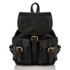 Paolo Peruzzi Dámska súprava, batoh a peňaženka | čierna ZUP-26-BL Paolo Peruzzi Dámska súprava, batoh a peňaženka | čierna ZUP-26-BL