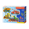 Puzzle Castorland 22 dielikov Puzzle x 4 - Vozidlá CASTOR Puzzle Castorland 22 dielikov Puzzle x 4 - Vozidlá CASTOR