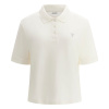 Dámske Tričko s krátkym rukávom GUESS SILVY BOXY POLO SHIRT V6GP11K3278-G056 – Biela Dámske Tričko s krátkym rukávom GUESS SILVY BOXY POLO SHIRT V6GP11K3278-G056 – Biela