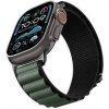Remienok Spigen Fabric Band (hook) Apple Watch 49 mm/46 mm/45 mm/44 mm Black Green AMP10223 Remienok Spigen Fabric Band (hook) Apple Watch 49 mm/46 mm/45 mm/44 mm Black Green AMP10223