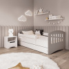 BabyBeds Detská posteľ s úložným priestorom Classic 1 Farebné prevedenie: Šedá MIX, Velikost postele: 180x80 cm BabyBeds Detská posteľ s úložným priestorom Classic 1 Farebné prevedenie: Šedá MIX, Velikost postele: 180x80 cm