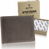 Peňaženka - Stevens portfólio prírodná koža hnedá hnedá 325 - pánsky produkt (DÁMSKA PEŇAŽENKA 34-1-071-4B HNEDÁ)