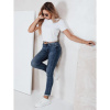 Dámske skinny džínsy s vysokým pásom, modré Dámske skinny džínsy s vysokým pásom, modré