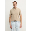 Polo tričko Tommy Hilfiger MW0MW38951 béžová S Polo tričko Tommy Hilfiger MW0MW38951 béžová S