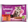 Whiskas Junior mokré krmivo mix klasické jedlá hovädzie - kuracie mäso 4 x 85g Whiskas Junior mokré krmivo mix klasické jedlá hovädzie - kuracie mäso 4 x 85g
