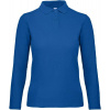 B&C | ID.001 LSL /women, Dámske piqué polo s dlhým rukávom, modrá royal, XXL B&C | ID.001 LSL /women, Dámske piqué polo s dlhým rukávom, modrá royal, XXL