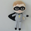 Mini handrová bábika Metoo Super Boy - sivá, 22cm Metoo Mini handrová bábika Metoo Super Boy - sivá, 22cm Metoo
