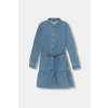 Dievčenské rifľové šaty Guess J5BK09.D4EU0.9BYA modrá 167 Dievčenské rifľové šaty Guess J5BK09.D4EU0.9BYA modrá 167