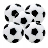 Loptičky na stolný futbal, 32MM, sada 5 ks, čierno-biele Loptičky na stolný futbal, 32MM, sada 5 ks, čierno-biele