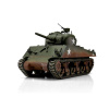 TORRO tank PRO 1/16 RC M4A3 Sherman 75mm zelená kamufláž - infra IR TORRO tank PRO 1/16 RC M4A3 Sherman 75mm zelená kamufláž - infra IR