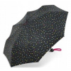 Dáždniky - Manuálny dáždnik, skladanie, s čiernym, viacsekom s obalom Benetton (Dáždnik Benetton Super Mini Windproof Wink Dots) Dáždniky - Manuálny dáždnik, skladanie, s čiernym, viacsekom s obalom Benetton (Dáždnik Benetton Super Mini Windproof Wink Dots)