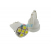 WEDGE LED AUTO ŽIAROVKA T10 5 SMD3528 12V 0,3W STUDENÁ BIELA WEDGE LED AUTO ŽIAROVKA T10 5 SMD3528 12V 0,3W STUDENÁ BIELA