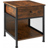 TecTake Nočný stolík Killarney 45 × 46 × 55,5 cm – Industrial tmavé drevo TecTake Nočný stolík Killarney 45 × 46 × 55,5 cm – Industrial tmavé drevo
